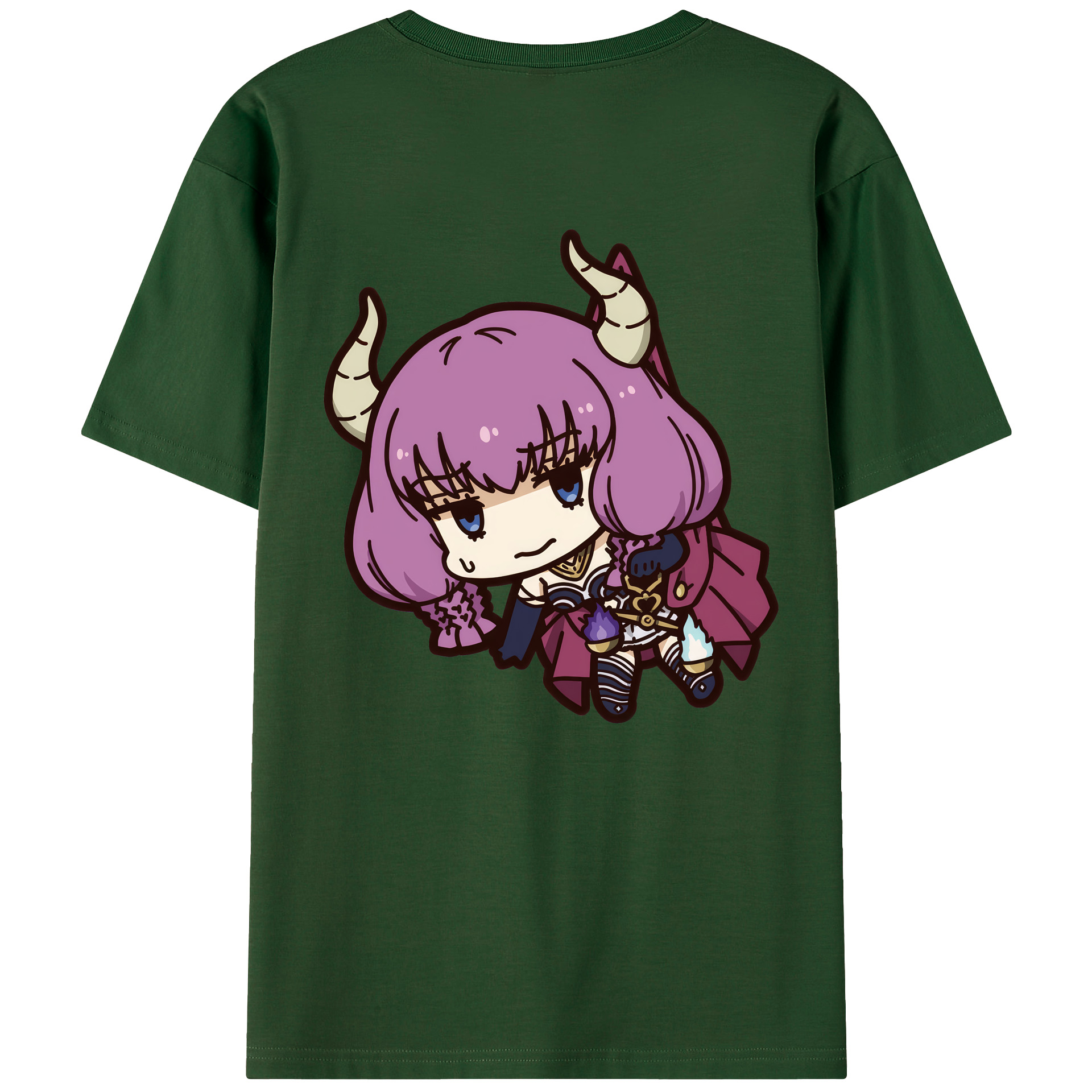 （画像用） 葬送のフリーレン Frieren 綿100％半袖Tシャツ（背面プリント）